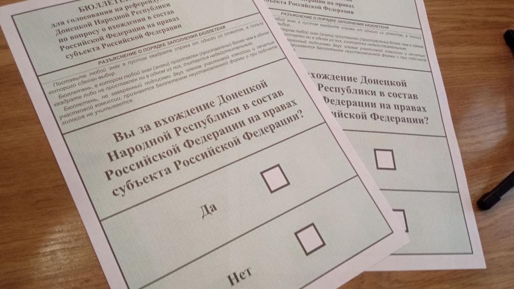 Référendums d'annexion en Ukraine: la commission électorale russe ...