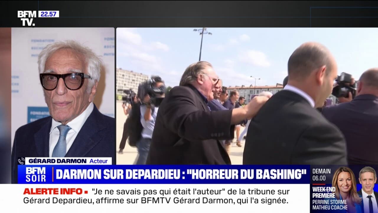 Gérard Darmon Sur Les Propos De Gérard Depardieu Les Vrais Pervers Sexuels On Ne Les Entend