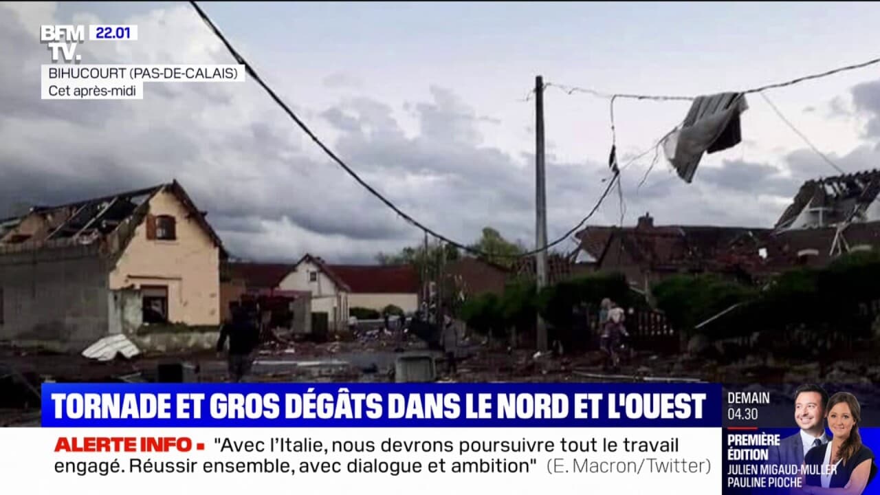 Plusieurs communes du nord et l'ouest de la France ravagées par les orages