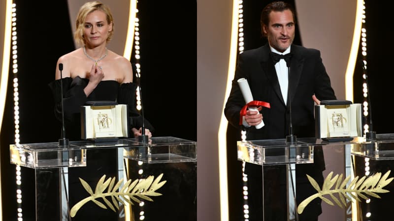 Diane Kruger et Joaquin Phoenix sacrés à Cannes